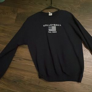 Navy blue volleyball sweatshirt